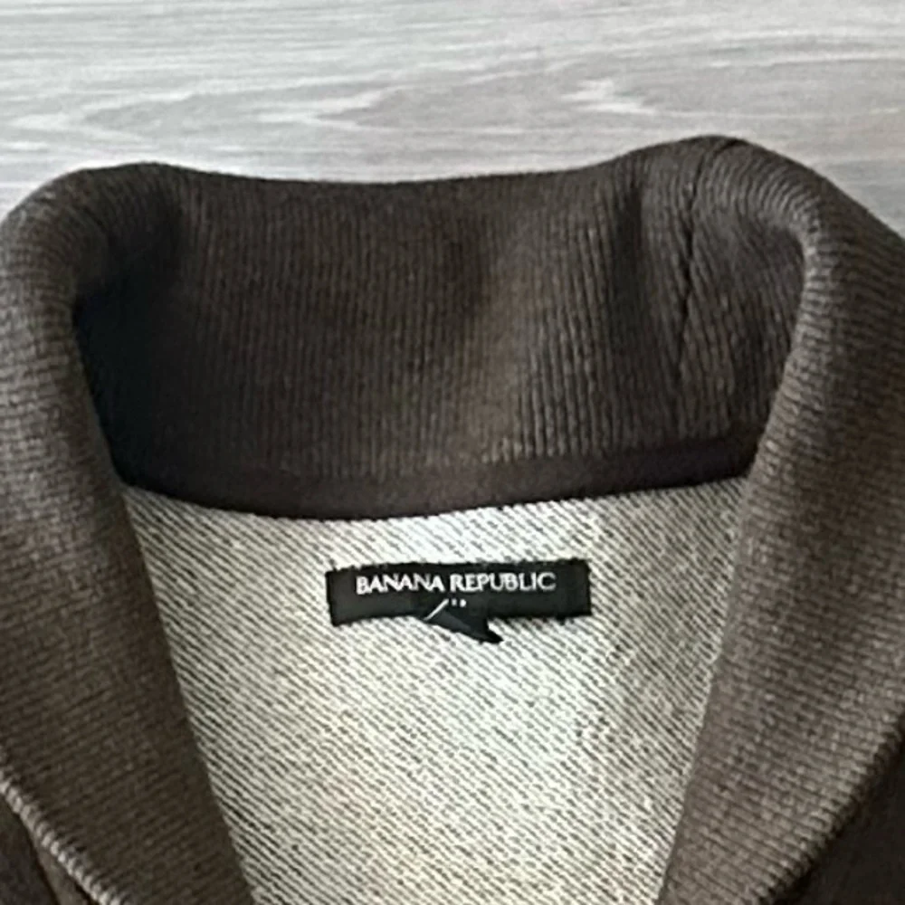 Banana Republic Shawl Collar Brown Toggle Cardigan Size XXL